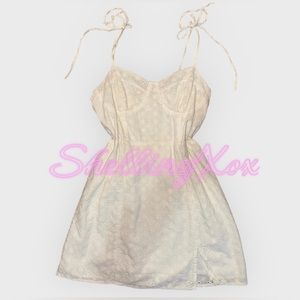 Aeropostale White Dress | Women’s Summer Wear | Size Large | Mini Dress